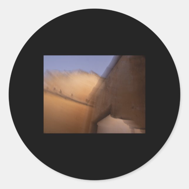 Blurred Old House Sticker  (Front)