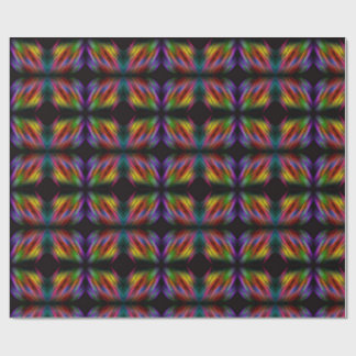 Blurred rainbow wrapping paper