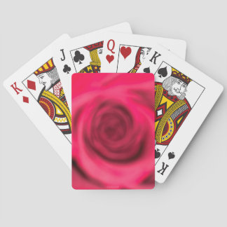 Blurred Rose Poker Cards