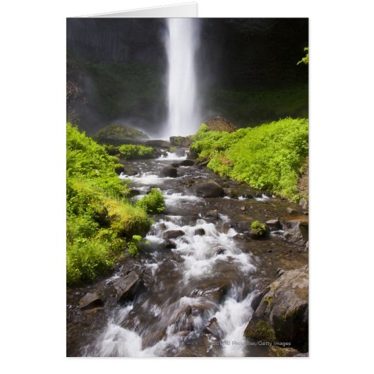 Blurred Waterfall and River (Front)