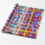 Blurry Christmas Lights Wrapping Paper