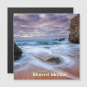 Blurry Motion Magnetic Card (Front/Back)