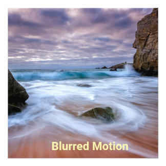 Blurry Motion Photo Print