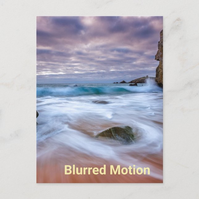 Blurry Motion  Postcard (Front)