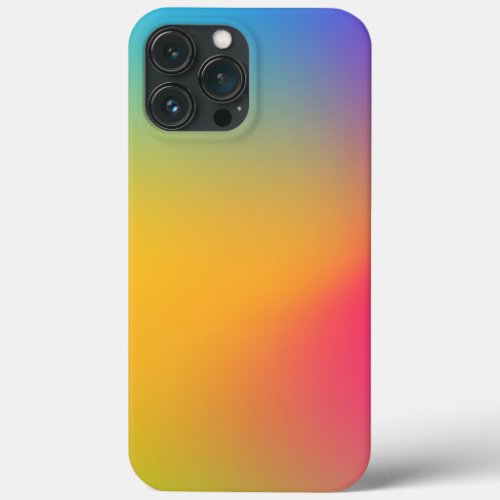 Blurry Rainbow iPhone 13 Pro Max Case