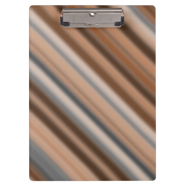 Blurry Rustic Inspired Stripes Pattern Clipboard (Front)
