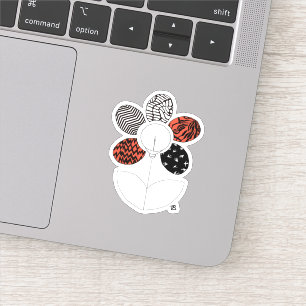 BlurryFlower Vinyl Sticker