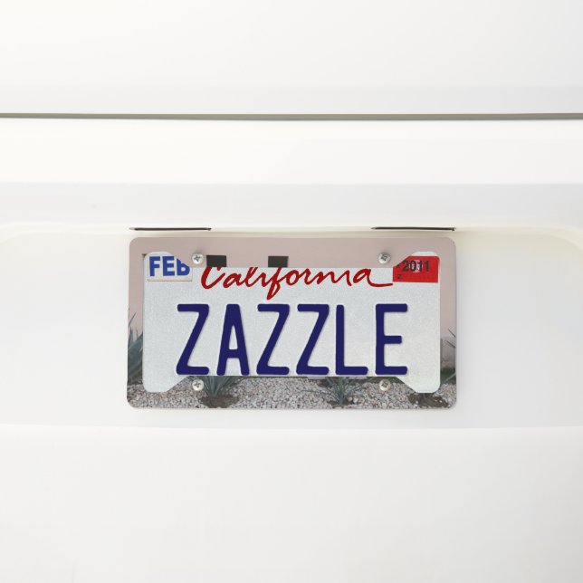 Blush Agave Mexico #1 #wall #art  License Plate Frame (On Car)