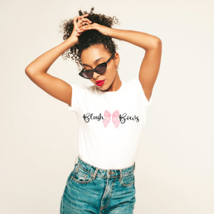 "Blush and Bows" Feminine Aesthetic T-Shirt