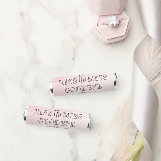 Blush Bachelorette Party Favors Candy Breath Mints (Wedding)