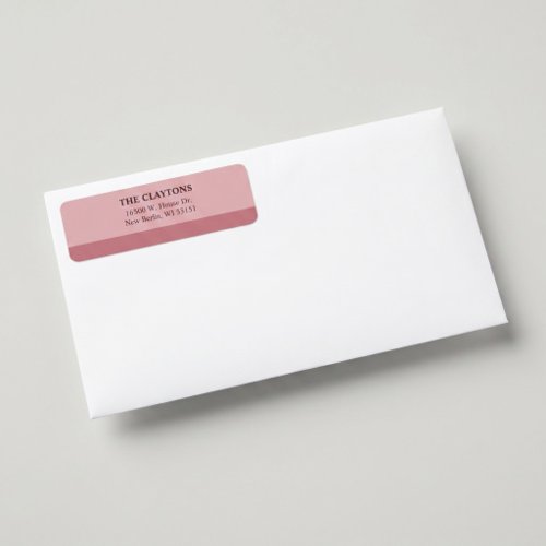 Blush Bar Return Address Labels