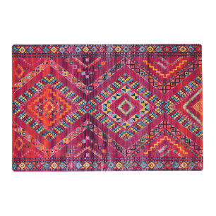 Blush Bazaar: Pink Moroccan Heritage Elegance Placemat