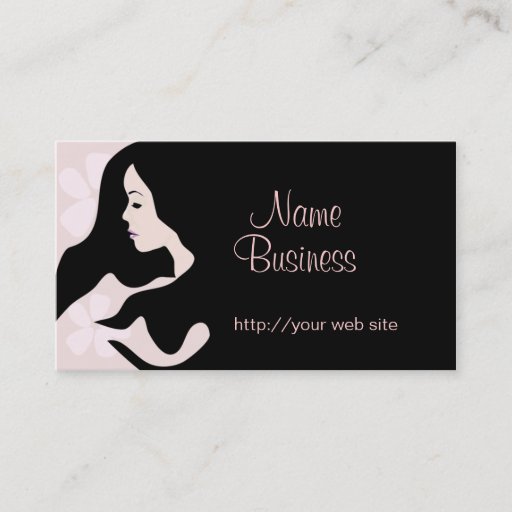 Customizable Blush Beauty Business Card