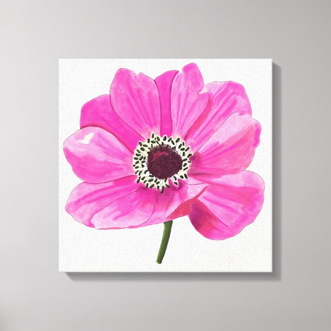 Blush Bloom Canvas Print (Front)