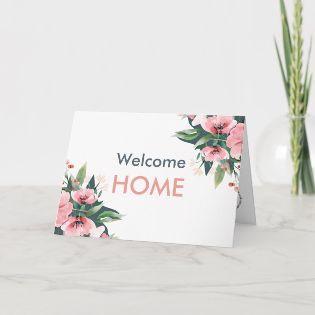 Blush Bloom Closing Day Gray Real Estate Agent Card (Front)