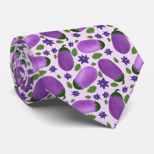 Blush & Bloom Eggplant Collection – Soft Lilac Neck Tie