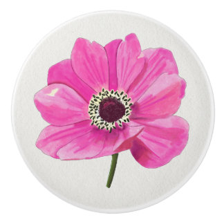 Blush Bloom floral knob