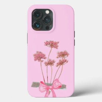 Blush Bloom - Pastel Pink Bouquet Bow Case 🌸🎀