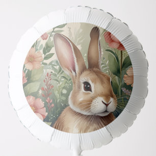 Blush Blooms and Bunny Dreams Balloon