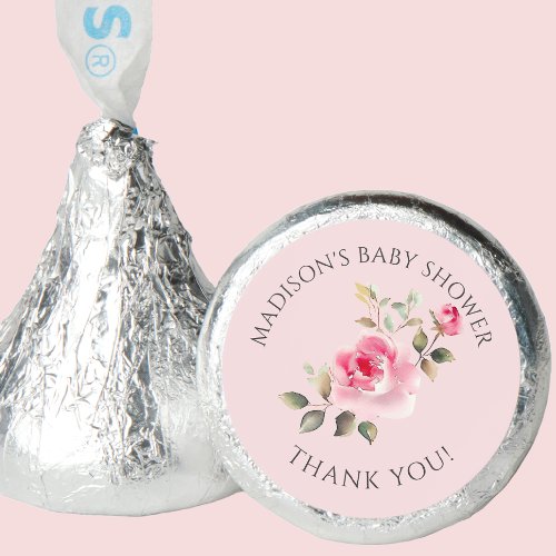 Blush Blossom Baby Shower Hersheys Kisses