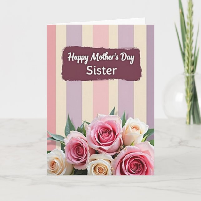 Blush Blossom Greeting Card (Front)