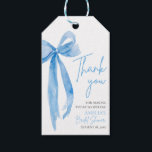Blush Blue Bow She's Tying the Knot Bridal Shower Gift Tags<br><div class="desc">Add a charming touch to your bridal shower gifts with our Blush Blue Bow She's Tying the Knot Bridal Shower Gift Tags. Featuring a delicate blush blue bow design and elegant typography, these tags are perfect for celebrating the bride-to-be. Attach them to your favors or gifts to create a cohesive...</div>