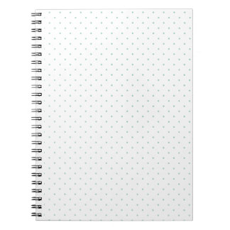 Blush Blue Polka Dots Notebook