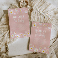 Blush Boho Daisy Flowers Books for Baby Girl