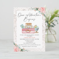 Blush Boho Our Adventure Begins Bridal Shower