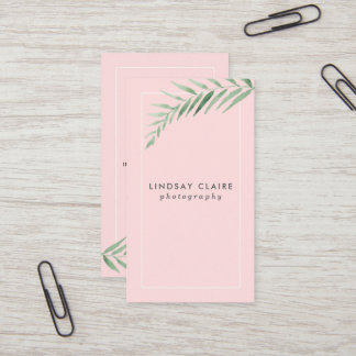Blush Botanical Business Cards