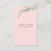Blush Botanical Business Cards (Front)