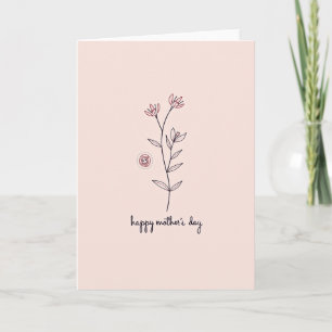 Blush Botanical Card