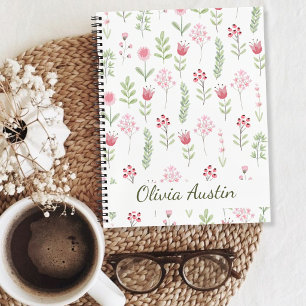 Blush Botanical Journal Personalized Floral