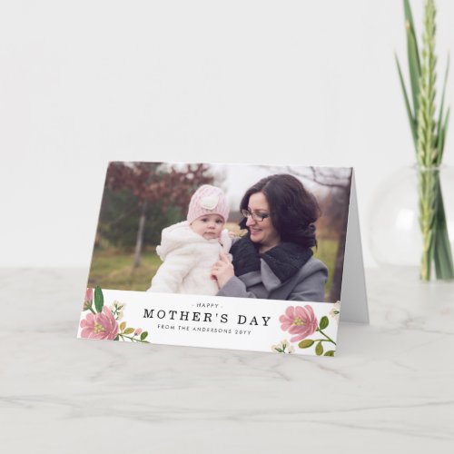 Blush Bouquet Mothers Day Card