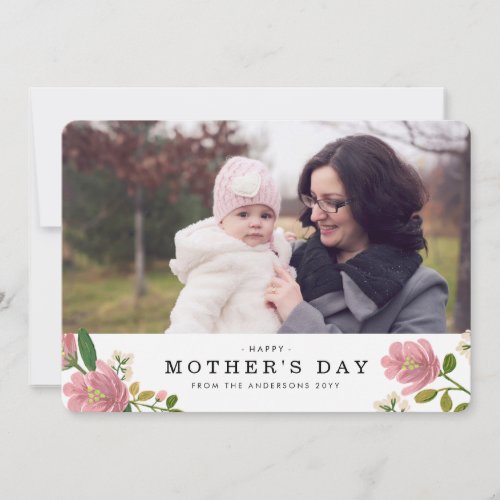 Blush Bouquet Mothers Day Card