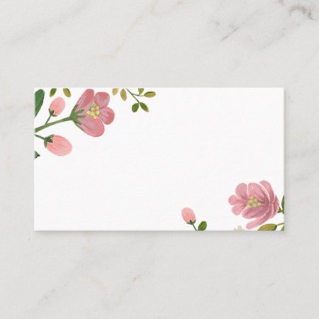 Blush Bouquet Wedding Place Cards 100 Pk