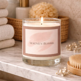 Blush Brush Petals Scented Jar Candle