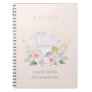 Blush Chef Hat Cookbook Floral Roller Whisk Recipe Notebook