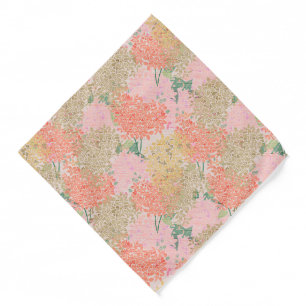 Blush chrysanthemum bandana