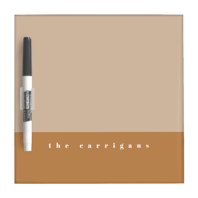 Blush Color Block Dry Erase Board (Front)