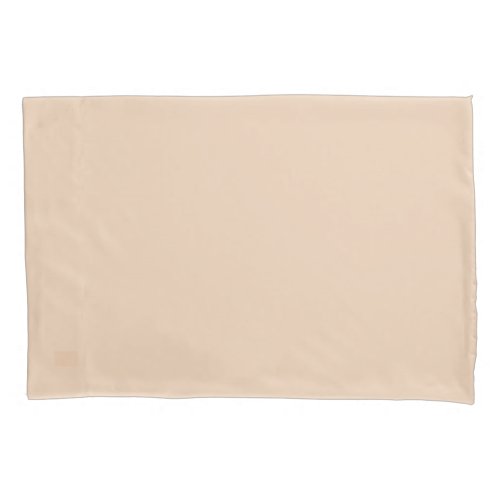 Blush Color Hex EFD1B5 Pillow Case