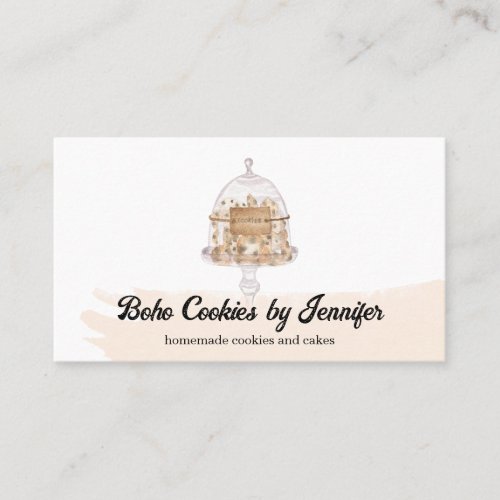 Blush Cookies sweets Cakes Bakery desserts Business Card