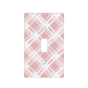 Blush Crisscross Light Switch Cover