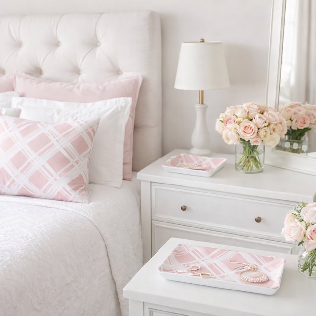 Blush Crisscross Trinket Tray (Creator Uploaded)