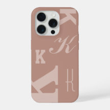 Blush Custom Initial, Choose Your Letter Monogram