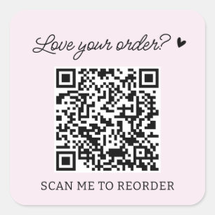 Blush Custom QR Code Scan to Reorder Labels