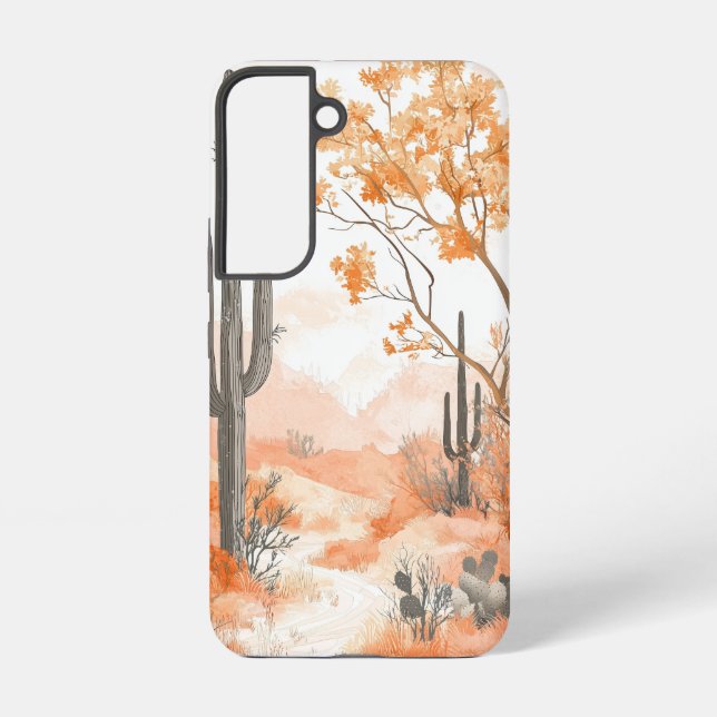 Blush Desert Bloom Phone Case (Back)
