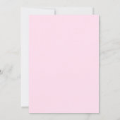 Blush Dreams Floral Womans 100th Birthday Party Invitation (Back)