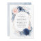 Blush Dusty and Navy Blue Floral Wedding