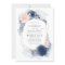 Blush Dusty and Navy Blue Floral Wedding